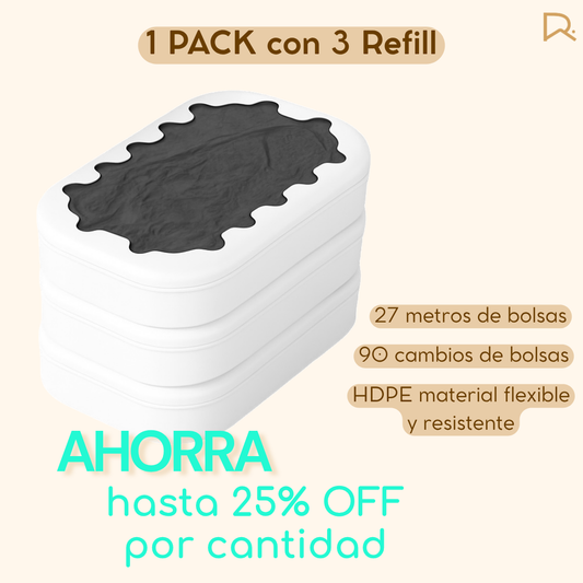 PACK de 3 Refill BinLite E1 (DESCUENTO EN CATIDAD)