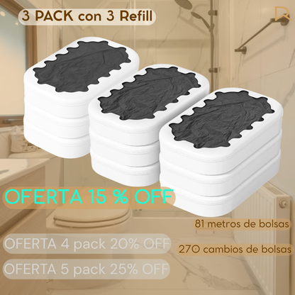 PACK de 3 Refill BinLite 10L (DESCUENTO EN CATIDAD)