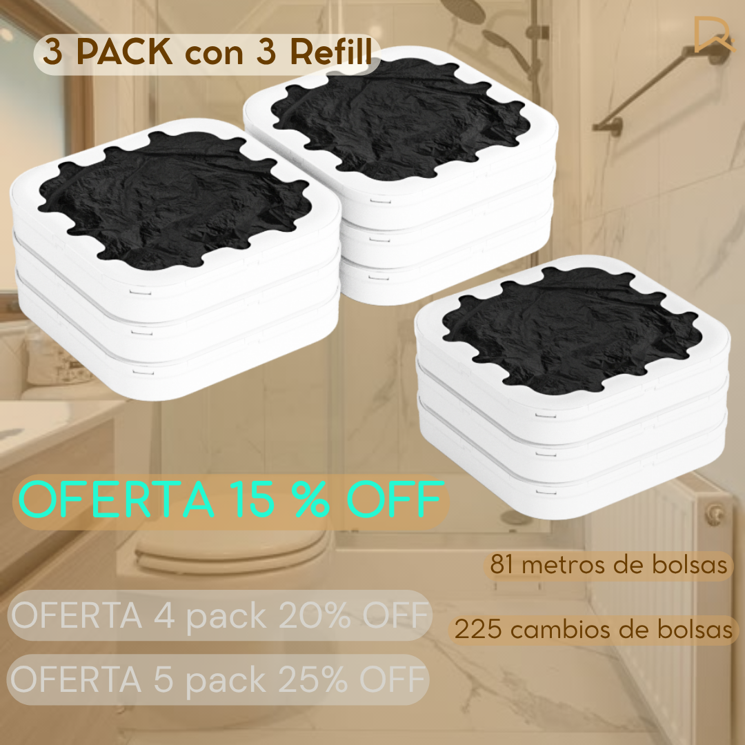 PACK de 3 Refill UltraBin 17L / BinElite 17L (DESCUENTO EN CATIDAD)
