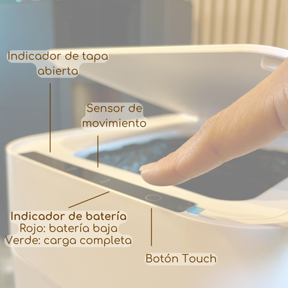 BinElite TU01 / Papelera Inteligente Cero Contacto