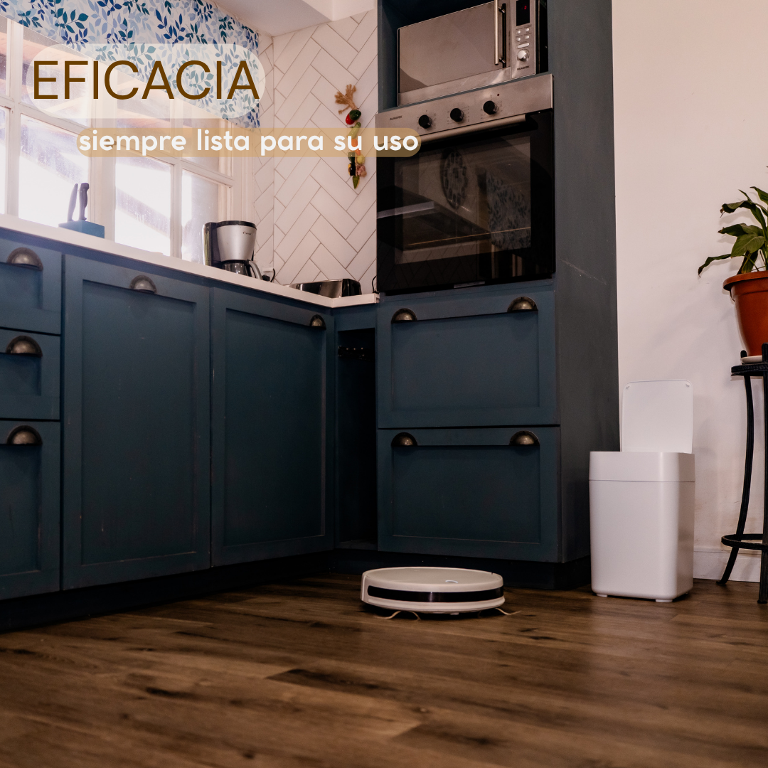 Papelera inteligente - Papelera cero contacto - Papelera con sellado automático de bolsa - Papelera sella y recambia la bolsa sola - Papelera BinElite inteligente cero contacto 