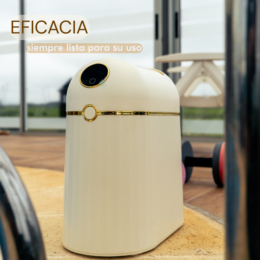 Papelera inteligente - Papelera cero contacto - Papelera con sellado automático de bolsa - Papelera sella y recambia la bolsa sola - Papelera BinLite inteligente cero contacto 