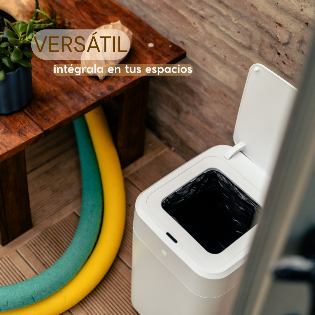 Papelera inteligente - Papelera cero contacto - Papelera con sellado automático de bolsa - Papelera sella y recambia la bolsa sola - Papelera UltraBin inteligente cero contacto 