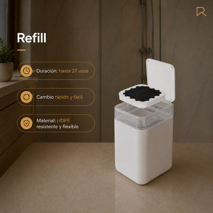 ¿Cuánto dura? ¿cuánto rinde? Refill de bolsas para papelera inteligente BinElite pack repuesto bolsa refill